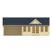  Tuindeco | Tuinhuis Big Ben met Overkapping 206360-01